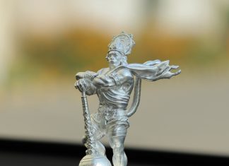 25gms Pure Silver Bahubali Hanuman Car Dashboard – theartarium