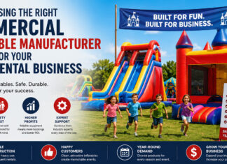Why Choosing the Right Commercial Inflatable Manufacturer Matters for Your Party Rental Business