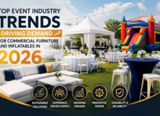 Top Event Industry Trends Driving Demand for Commercial Furniture and Inflatables in 2026