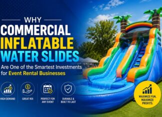 Why Commercial Inflatable Water Slides Are One of the Smartest Investments for Event Rental Businesses